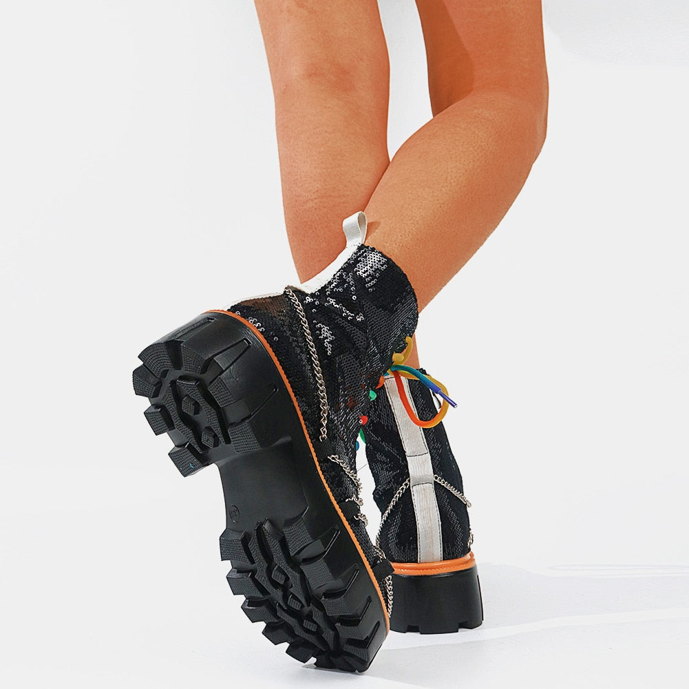 DEICE Dazzling Chunky Boots